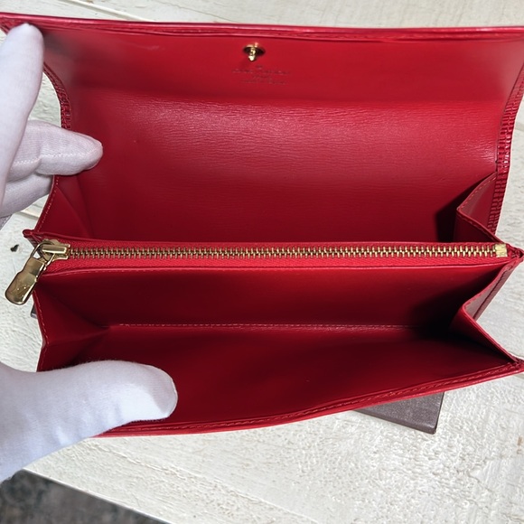 Louis Vuitton Epi Red Long Wallet ✅COA Included - Picture 10 of 16